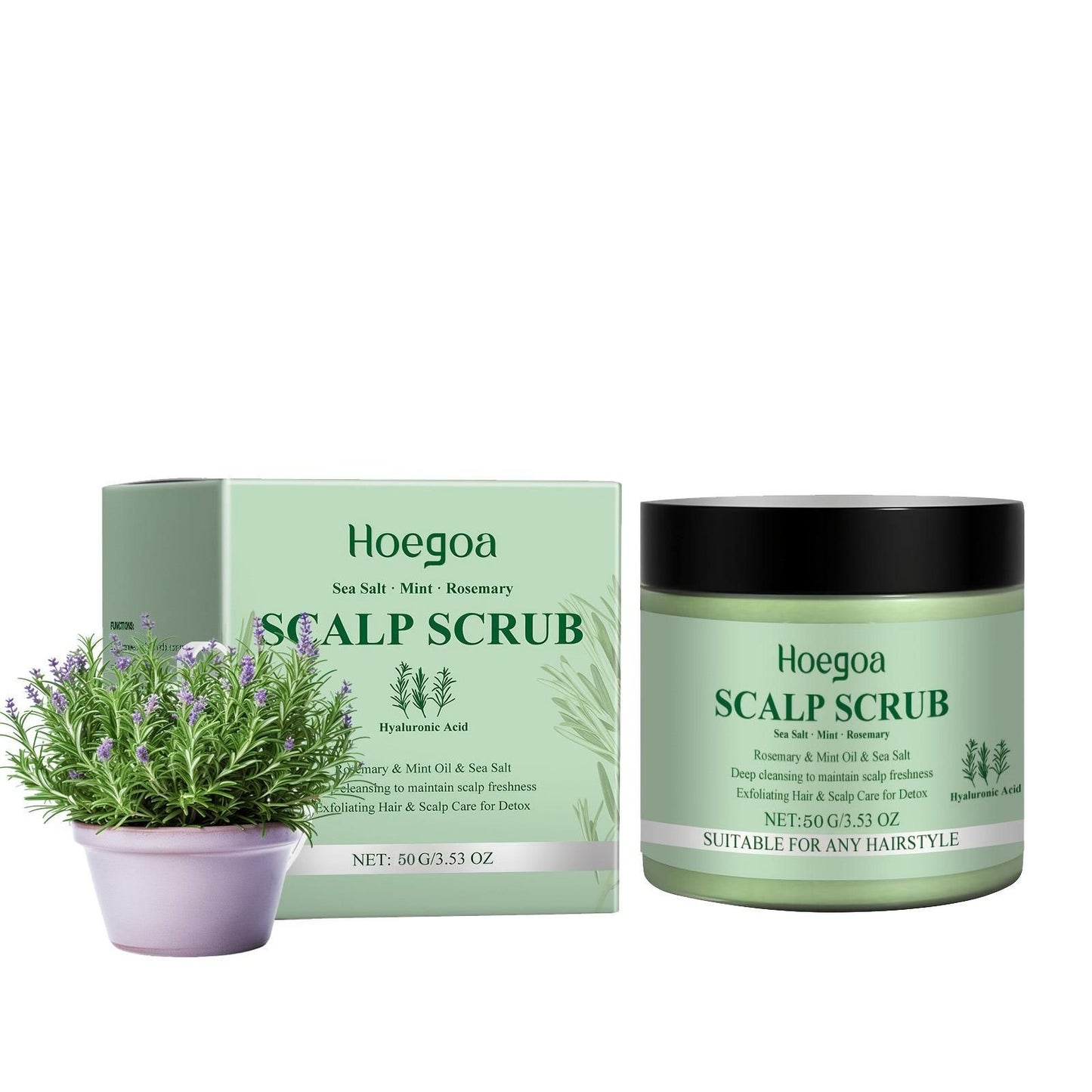 Rosemary Scalp Scrub Exfoliator 50gm (Pack of 2)