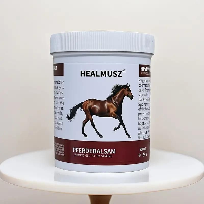 Extra Strong Chestnut Horse Balm Gel for Heating Massage Cream 500gm